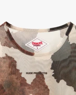 Nude Project Animalie Mesh Top Cow Hot