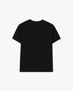 Nude Project Apple Crew Slim Tee Black New
