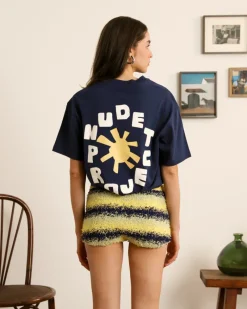 Nude Project Astro Tee Navy Clearance