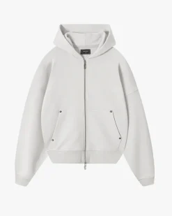 Nude Project Beast Zip-Up Hoodie Grey New