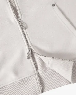 Nude Project Beast Zip-Up Hoodie Grey New