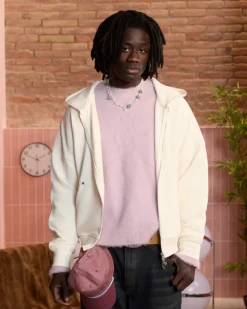 Nude Project Beast Zip-Up Hoodie Marshmallow Hot