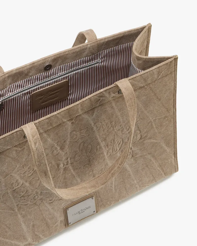 Nude Project Big Canvas Bag Brown
