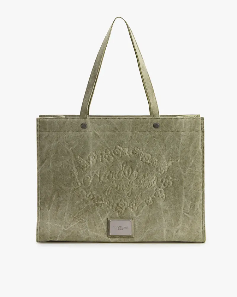 Nude Project Big Canvas Bag Green Clearance
