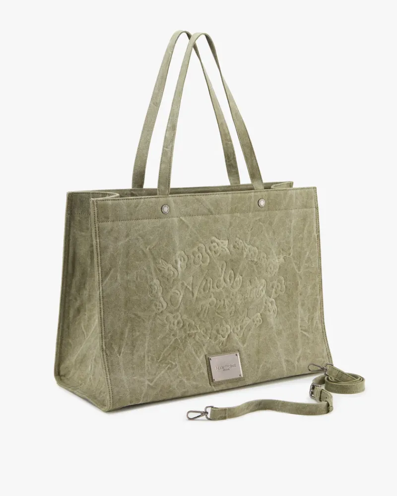 Nude Project Big Canvas Bag Green Clearance