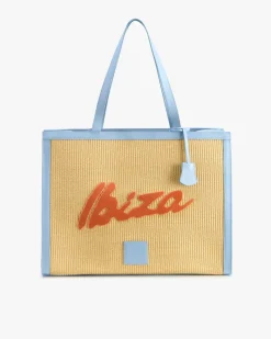 Nude Project Big Raffia Bag Clearance
