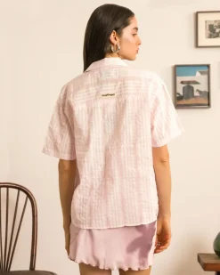 Nude Project Block Shirt Pink New