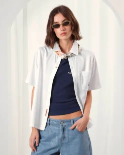 Nude Project Camisa Basiki Blanca New