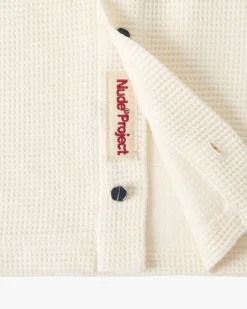 Nude Project Camisa Marbella Waflle Blanco Crema Online