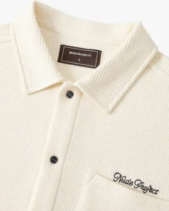 Nude Project Camisa Marbella Waflle Blanco Crema Online