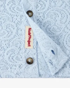 Nude Project Camisa Romantica Azul Cielo Online