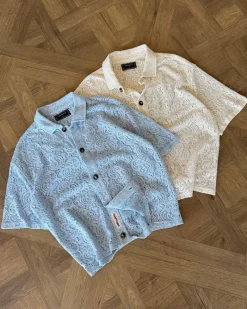 Nude Project Camisa Romantica Azul Cielo Online