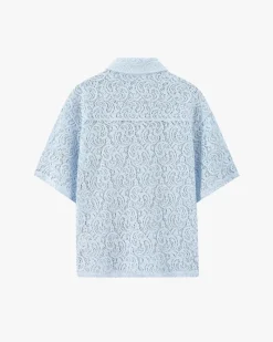Nude Project Camisa Romantica Azul Cielo Online