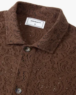 Nude Project Camisa Romantica Marrón Discount