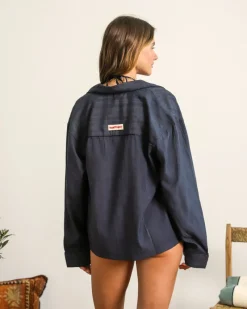 Nude Project Camisa Sleepy Azul Marino Hot