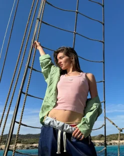 Nude Project Camisa Sleepy Verde Hot