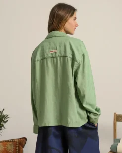 Nude Project Camisa Sleepy Verde Hot