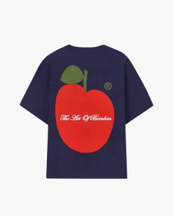 Nude Project Camiseta Apple Azul Marino Discount