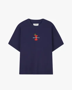 Nude Project Camiseta Apple Azul Marino Discount