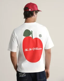 Nude Project Camiseta Apple Blanca Discount