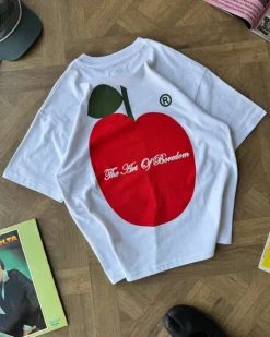Nude Project Camiseta Apple Blanca Discount