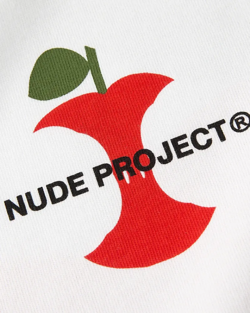 Nude Project Camiseta Apple Blanca Discount