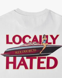Nude Project Camiseta Blanca Locally Hated Sale