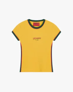 Nude Project Camiseta Brasil Amarilla Clearance