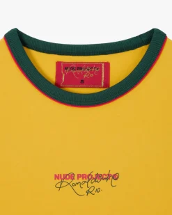Nude Project Camiseta Brasil Amarilla Clearance
