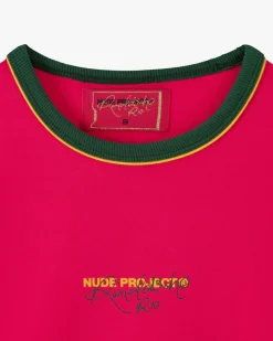 Nude Project Camiseta Brazil Rosa Sale