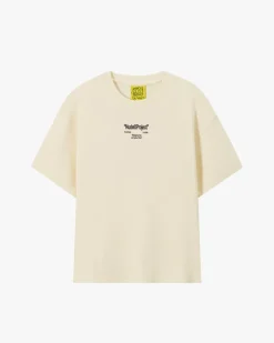 Nude Project Camiseta Calculator Blanco Crema New