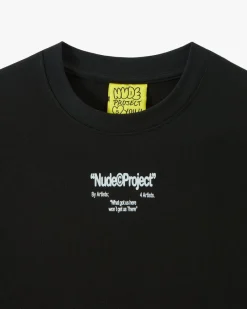 Nude Project Camiseta Calculator Negra Clearance