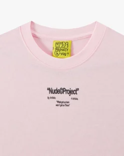 Nude Project Camiseta Calculator Rosa Best