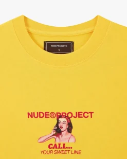 Nude Project Camiseta Call Amarilla