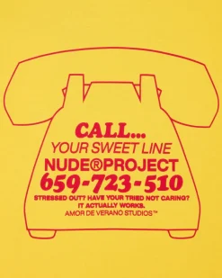 Nude Project Camiseta Call Amarilla