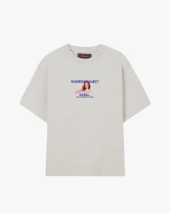 Nude Project Camiseta Call Gris Clearance