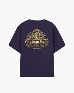 Nude Project Camiseta Chateau Azul Marino New