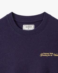 Nude Project Camiseta Chateau Azul Marino New