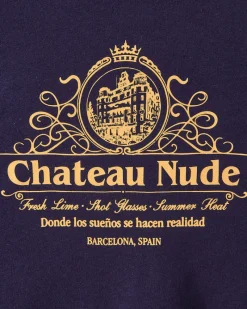 Nude Project Camiseta Chateau Azul Marino New