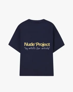 Nude Project Camiseta Cult Kid Azul Marino Hot