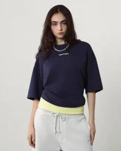 Nude Project Camiseta Cult Kid Azul Marino Hot