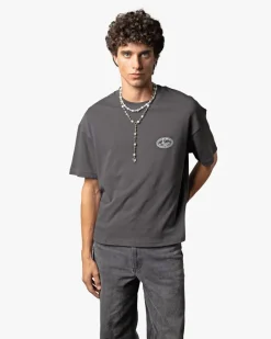 Nude Project Camiseta Déclaration Gris Oscuro Discount