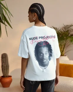 Nude Project Camiseta Face Blanca