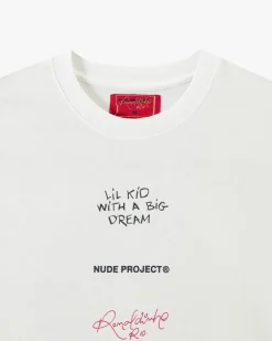 Nude Project Camiseta Face Blanca