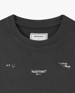 Nude Project Camiseta Global Soon Gris Oscuro Outlet