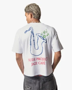 Nude Project Camiseta Jazz Cafe Blanca Discount