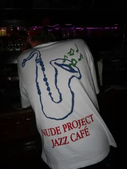 Nude Project Camiseta Jazz Cafe Blanca Discount