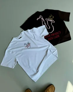Nude Project Camiseta Jazz Cafe Blanca Discount