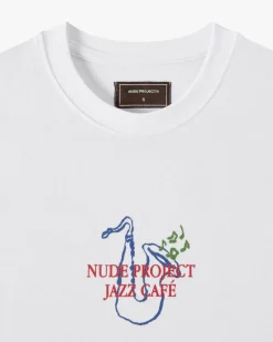 Nude Project Camiseta Jazz Cafe Blanca Discount