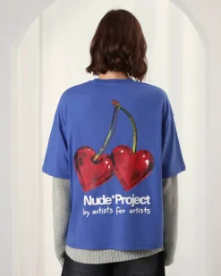 Nude Project Camiseta Juicy Cherry Azul Best